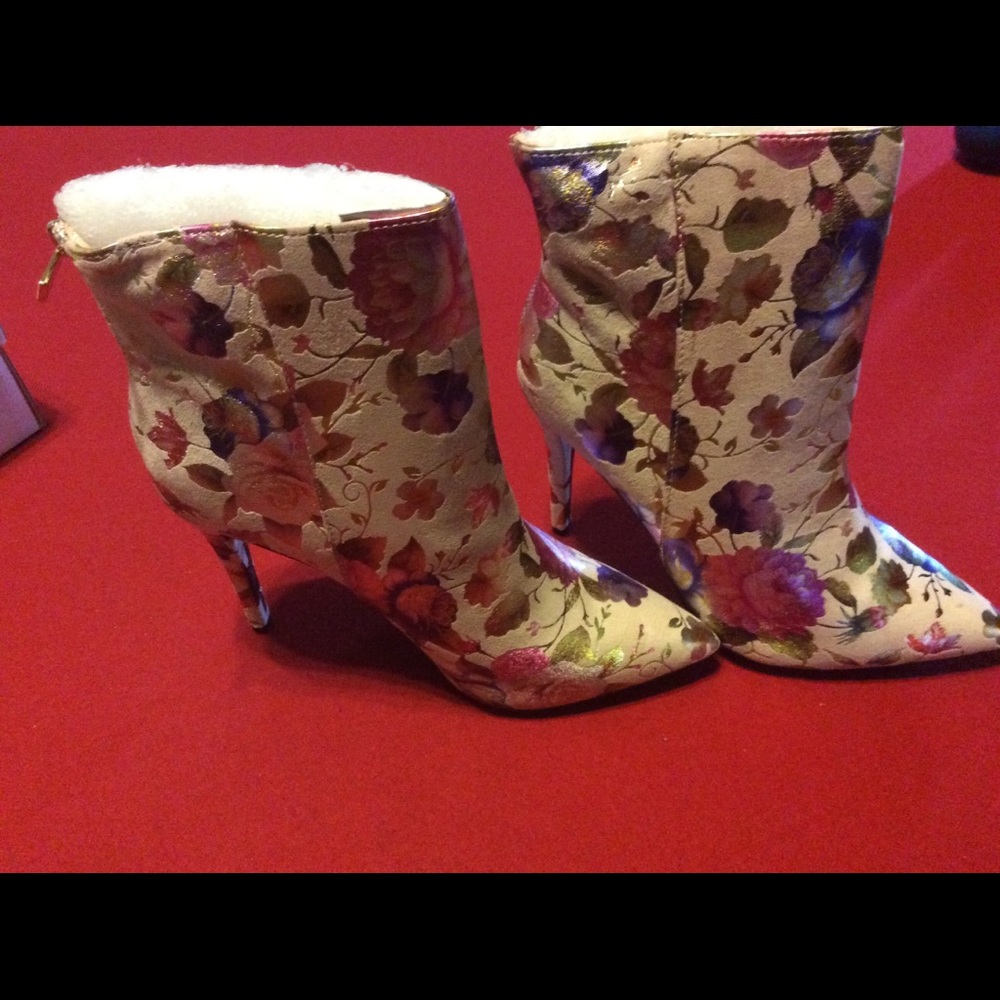 Blush Fabric Bootie